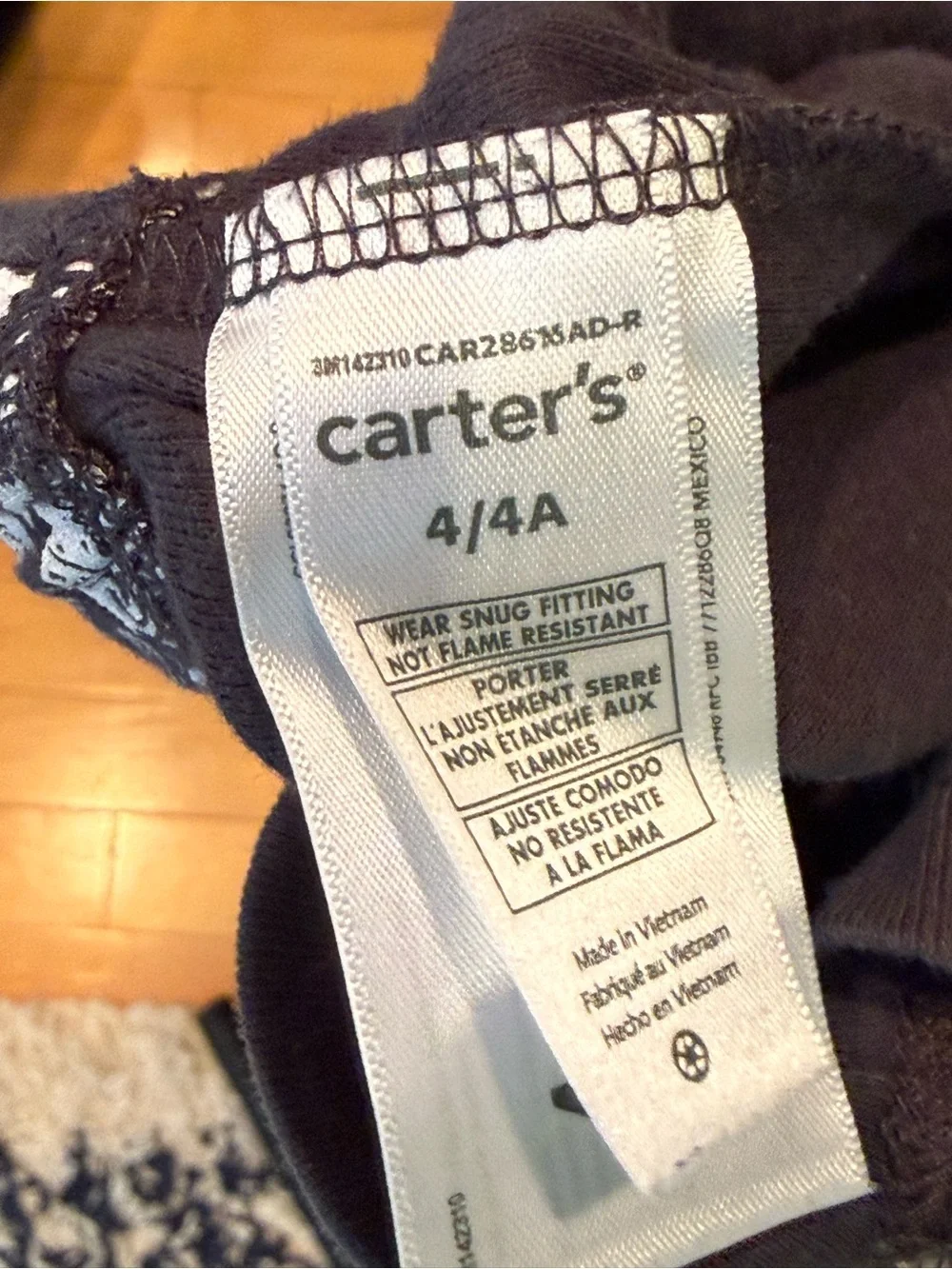 Carter's Space Explorer Pajama Set with White Astronaut and Planet Prints